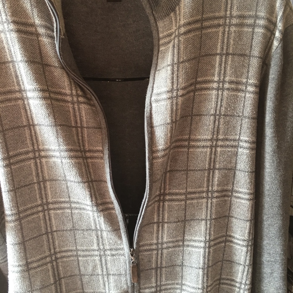 Tasso Elba knit zipper men sweater